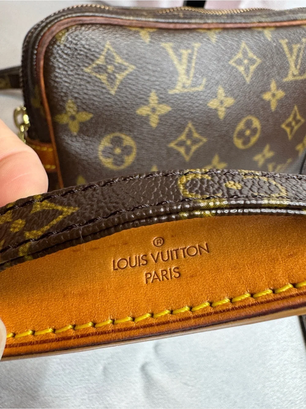 Louis Vuitton LV Monogram Pochette Marly Bandoulière with COA